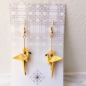 Origami earrings